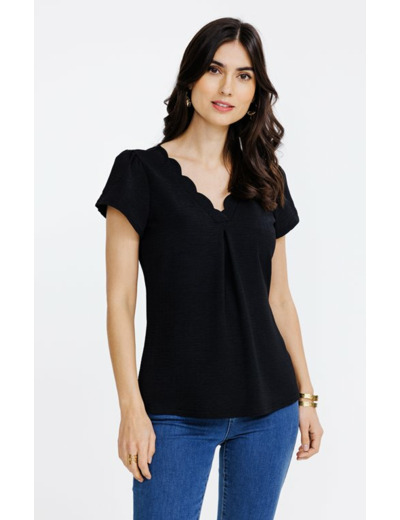 Tee-shirt uni manches courtes