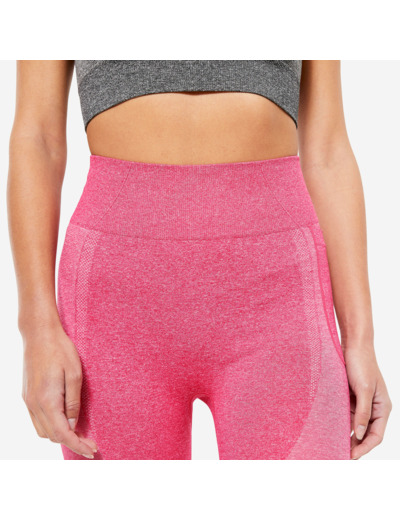 Legging poche téléphone taille haute Fitness Seamless Rose