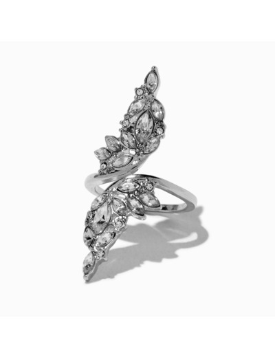 Silver-tone Fairy Wings Wrap Ring