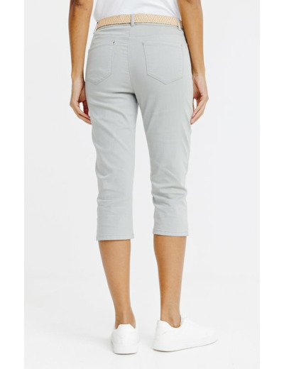 Pantalon corsaire avec ceinture