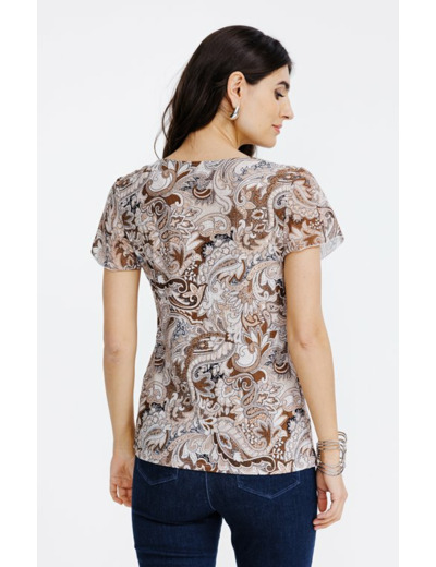 Tee-shirt imprimé manches courtes