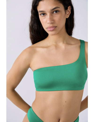 Brassière asymétrique haut de maillot de bain,Brassière asymétrique haut de maillot de bain;${refinementColor}