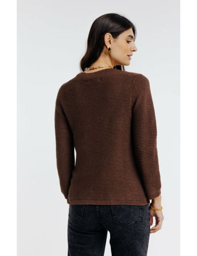 Cardigan maille fantaisie