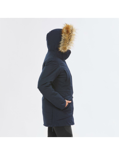 Parka de randonnée -20°C imperméable femme, NH900 bleu