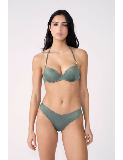 Push-up haut de maillot pailleté
