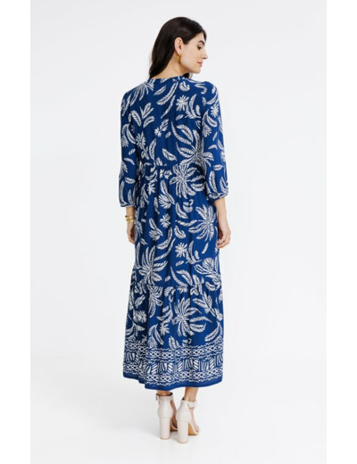 Robe longue bohème à base