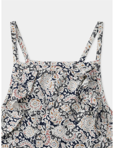Top à fleurs