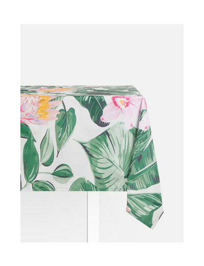 Nappe à motif fleurs tropicales