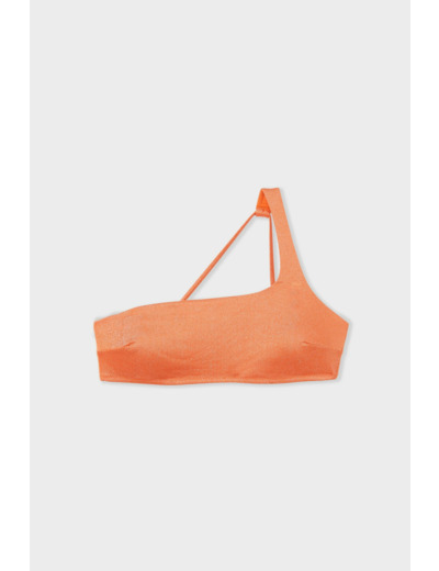 Brassière asymétrique haut de maillot de bain,Brassière asymétrique haut de maillot de bain;${refinementColor}
