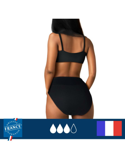 Bas de maillot de bain menstruel Taille Haute - Flux Plus