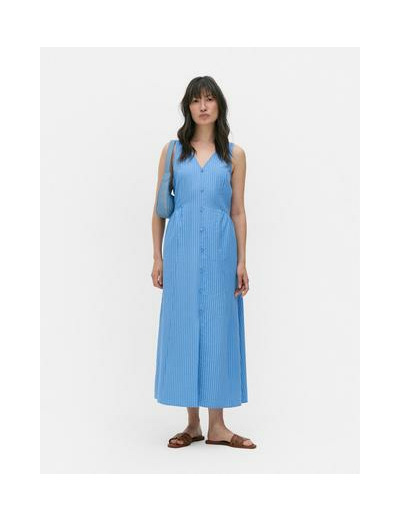 Robe mi-longue en crêpe