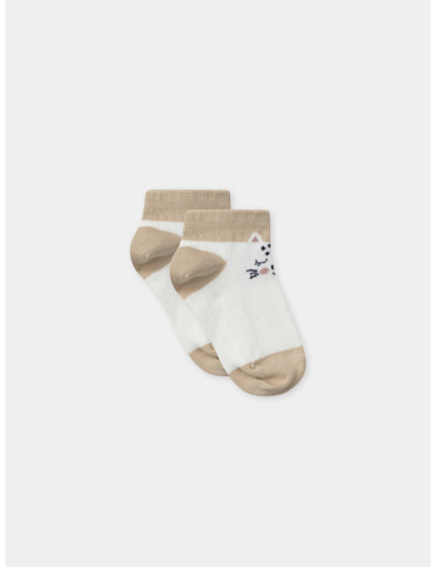 Chaussettes jacquard chat
