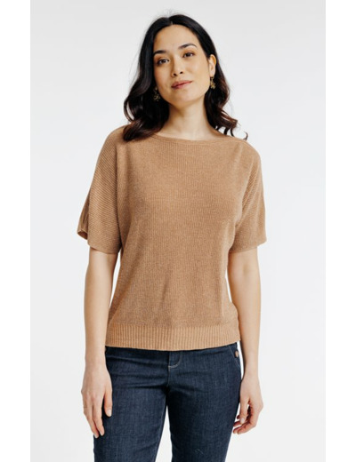 Pull avec brillance all over