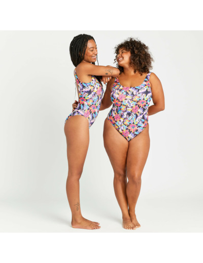 Maillot de bain 1 pièce Femme - Aurely bibi rose
