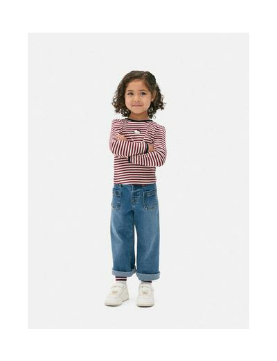 1,5–8 ans | T-shirt rayé Hello Kitty
