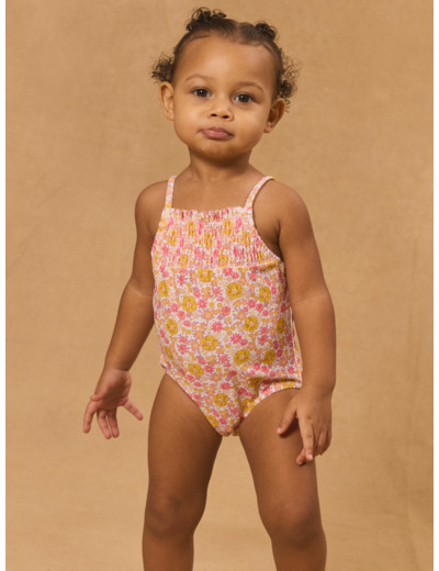 Maillot de bain une pièce imprimé fleuri