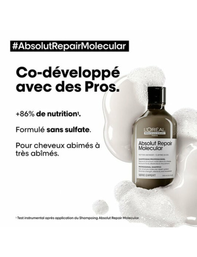 Duo recharge Absolut Repair Molecular + shampooing 500 ml