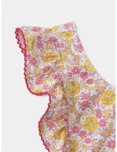 Maillot de bain une pièce imprimé fleuri