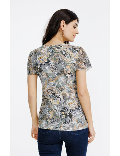 Tee-shirt imprimé manches courtes