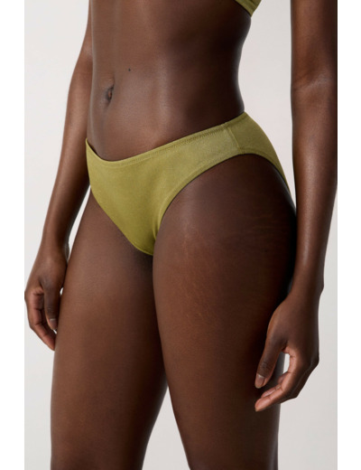 Culotte de bikini bas de maillot pailleté