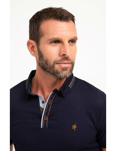 Polo manches courtes Crepon
