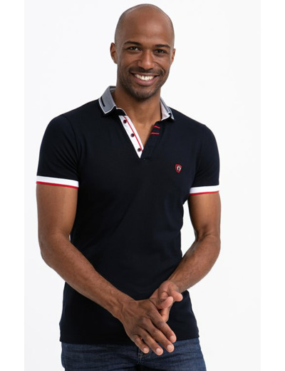 Polo manches courtes Vp marine