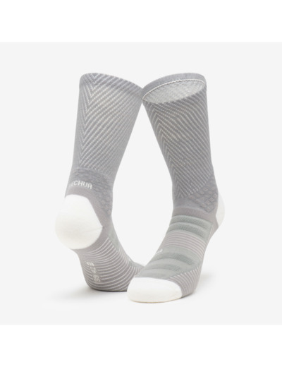 Chaussettes randonnée - hike 900 high grise - lot de 2 paires