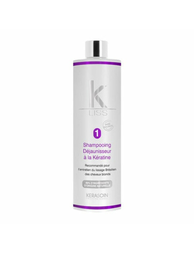 Shampooing déjaunisseur à la kératine K-Liss