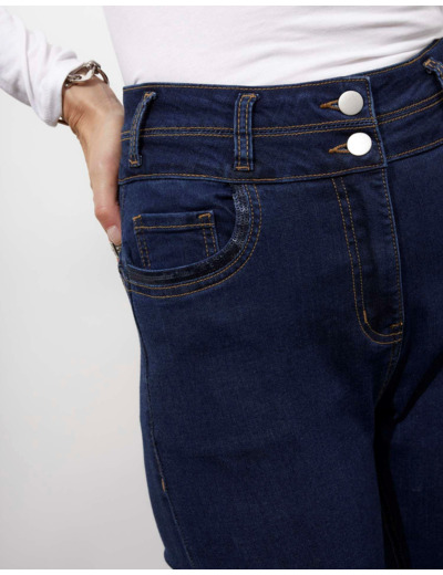 Jean long slim BLEU Femme