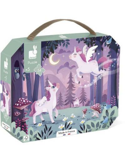 COFFRET PUZZLES 54 PIÈCES LICORNE