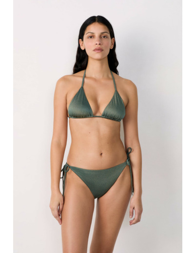 Triangle haut de maillot pailleté