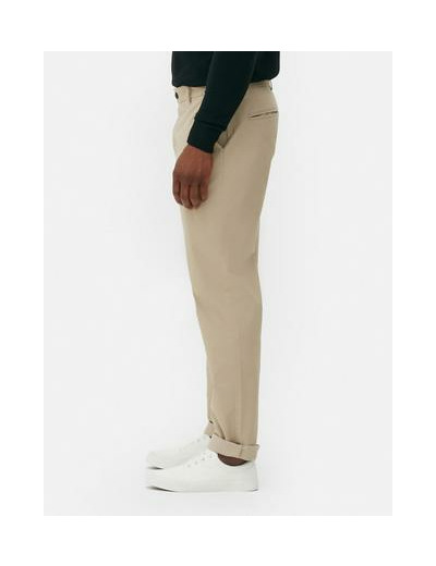 Pantalon chino stretch coupe droite