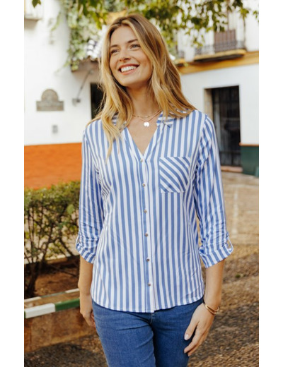 Chemise rayée