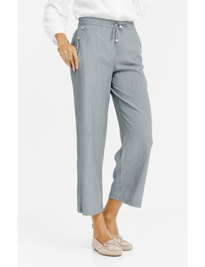 Pantalon fluide plissé très large