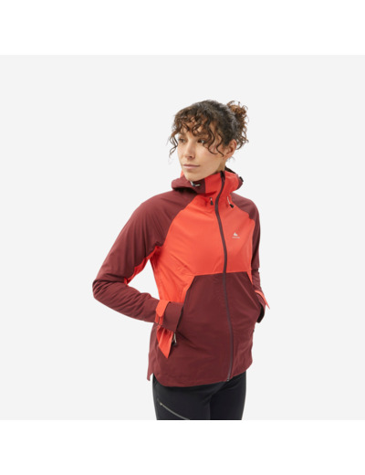 Veste imperméable de randonnée montagne - mh500 - femme