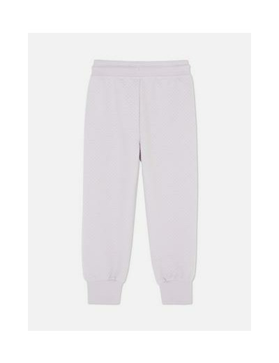 Bas de jogging texturé à revers et cordon de serrage