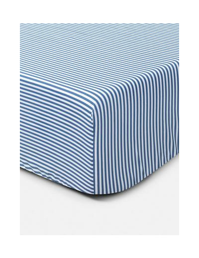 Drap-housse king size à rayures