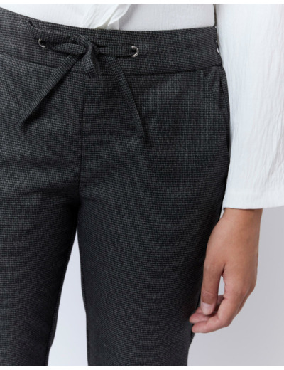 Joggpant 7/8 fuselé uni ANTHRACITE Femme