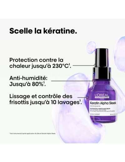 Sérum lisse miroir Keratin Alpha Sleek