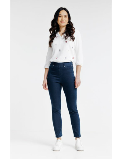 Pantalon tregging surteint détail strass