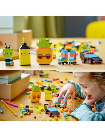 AMUSEMENT CRÉATIF FLUO LEGO CLASSIC 11027