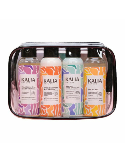 Trousse de voyage cheveux texturés