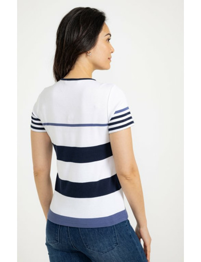 Tee-shirt col rond manches courtes