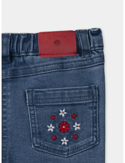 Jean slim brodé