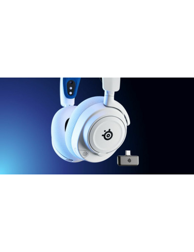 Casque Sans Fil Steelseries Arctis Nova 7p - Blanc Pour Playstation