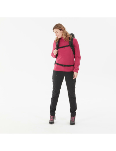 Polaire de randonnée montagne - mh100 - femme