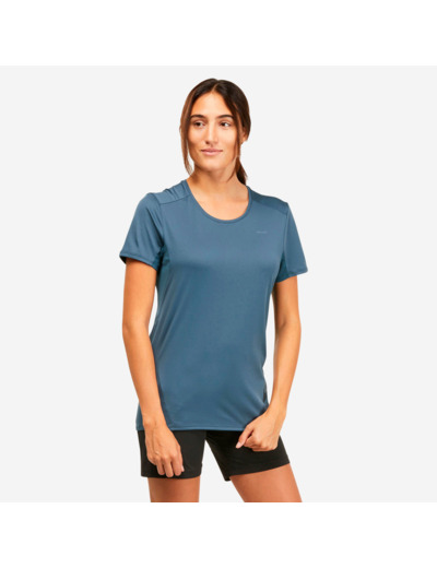 T-shirt manches courtes de randonnée montagne - MH100 - Femme