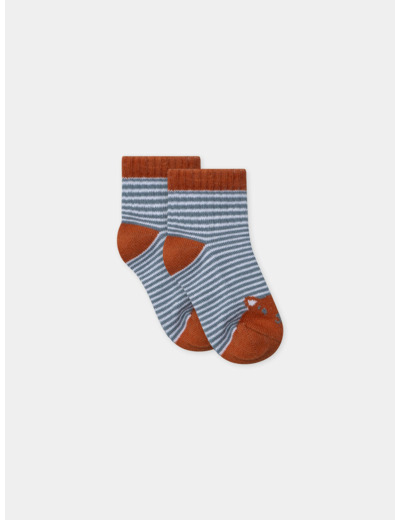 Chaussettes rayées renard