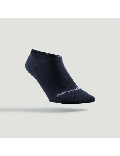 CHAUSSETTES DE SPORT BASSES ARTENGO RS 160 BLANC MARINE LOT DE 3