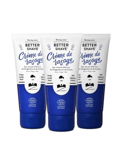 Better-shave - Crème De Rasage X 3